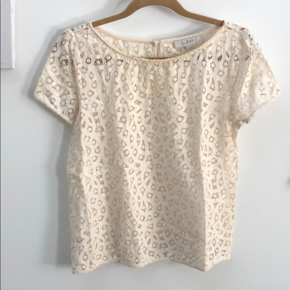 LOFT lace top